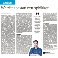 We zijn toe aan een opkikker - Pascal Cuijpers in Dagblad de Limburger, december 2021