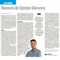 Binnen de lijntjes kleuren - Pascal Cuijpers in Dagblad de Limburger, november 2022