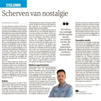 Scherven van nostalgie - Pascal Cuijpers in Dagblad de Limburger, mei 2023