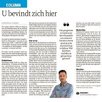U bevindt zich hier - Pascal Cuijpers in Dagblad de Limburger, januari 2024